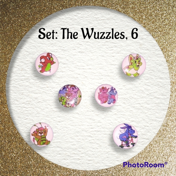 -🦋The Wuzzle's button set - Picture 1 of 3